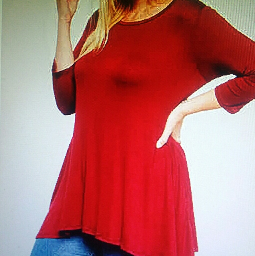 3/4 sleeve tunic